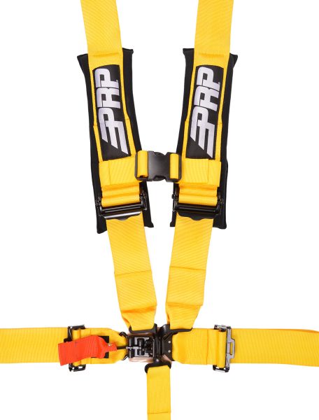 PRP 5.3 (5 Point, 3 Inch) Off Road Safety Harness - Yellow - Dirty Racing Products