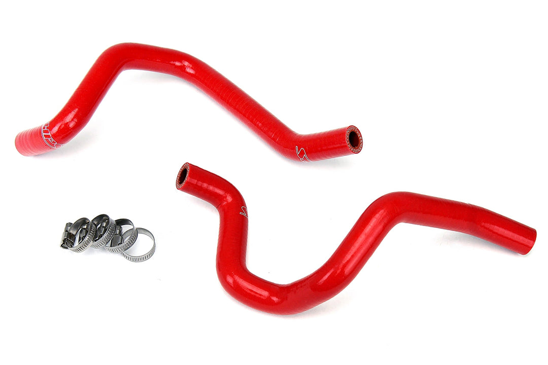 HPS Reinforced Silicone Heater Hose Kit for 2005 Subaru WRX 2.0L Turbo Red - Dirty Racing Products