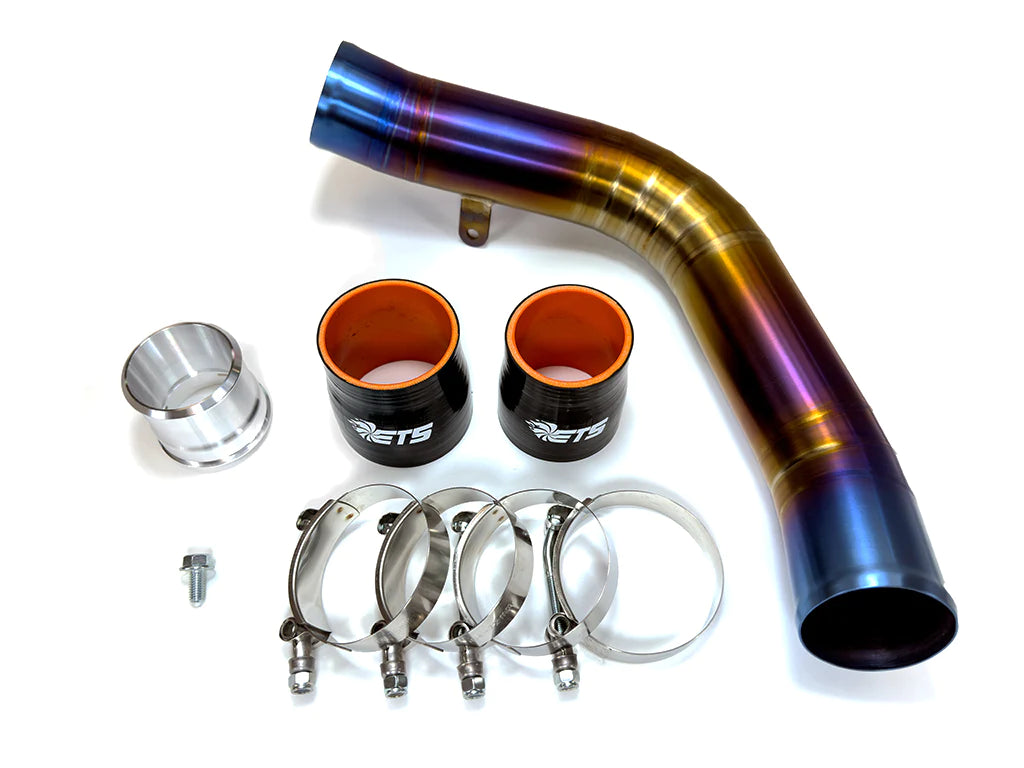 ETS Top Mount Charge Pipe - Titanium - Subaru WRX 2022-2023 - Dirty Racing Products