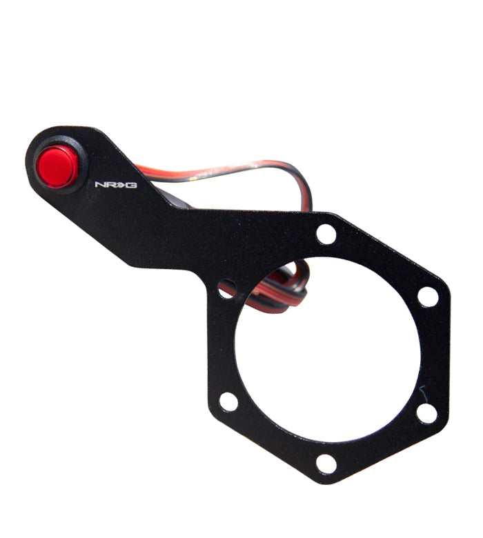 NRG Innovations Steering Wheel Switch - Adapter Plate with Button - Dirty Racing Products