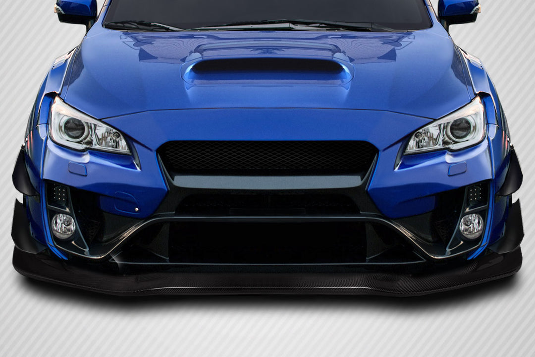 Carbon Creations 2015-2021 Subaru WRX STI VRS Wide Body Front Lip Under Spoiler - 1 Piece ( fits VRS bumper only ) - Dirty Racing Products