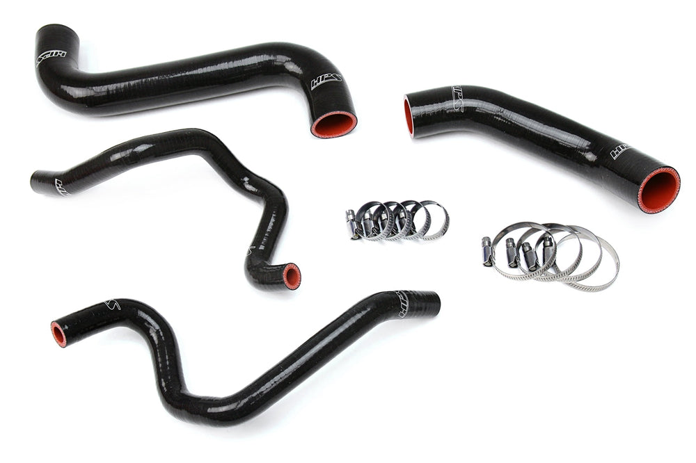 HPS Reinforced Silicone Radiator + Heater Hose Kit for Subaru 2003 Impreza 2.5L Non Turbo (Black) - Dirty Racing Products