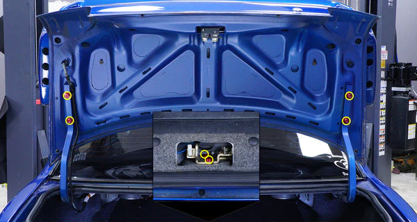 Dress Up Bolts Titanium Hardware Trunk Kit Subaru Impreza GC8 (1992-2001) - Dirty Racing Products