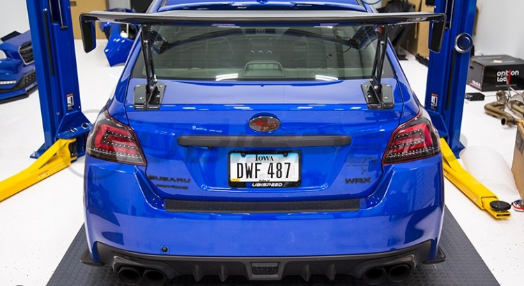 OLM Rear Rubber Bumper Protector Subaru WRX / STI 2015+ - Dirty Racing Products