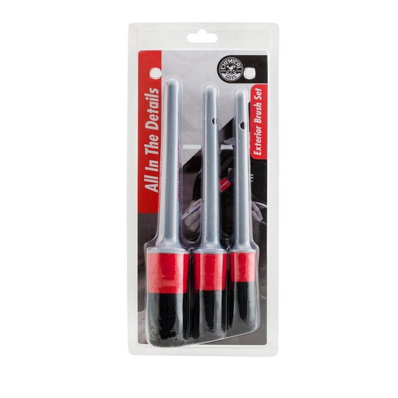 Chemical Guys Exterior Detailing Brushes - 3 Pack (P12) - Dirty Racing Products