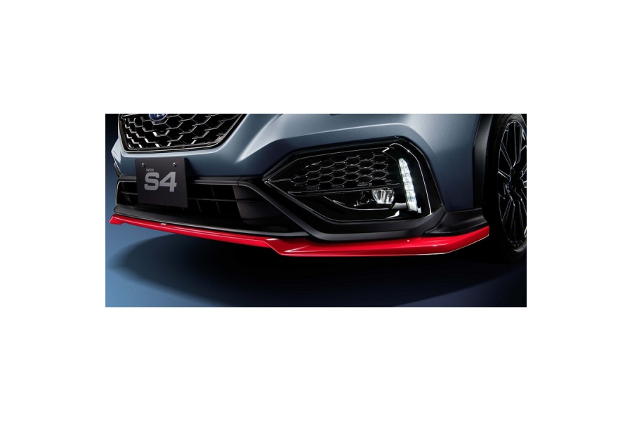 STI Front Lip Under Spoiler Cherry Red Subaru WRX 2022+ - Dirty Racing Products