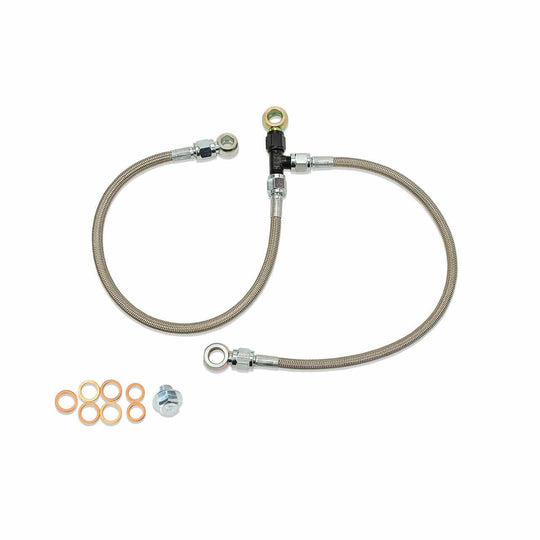 IAG Performance Stock Location Turbo Oil Feed & AVCS Line for 2006-14 Subaru WRX, 04-20 STI, 05-09 LGT, 04-08 FXT - Dirty Racing Products