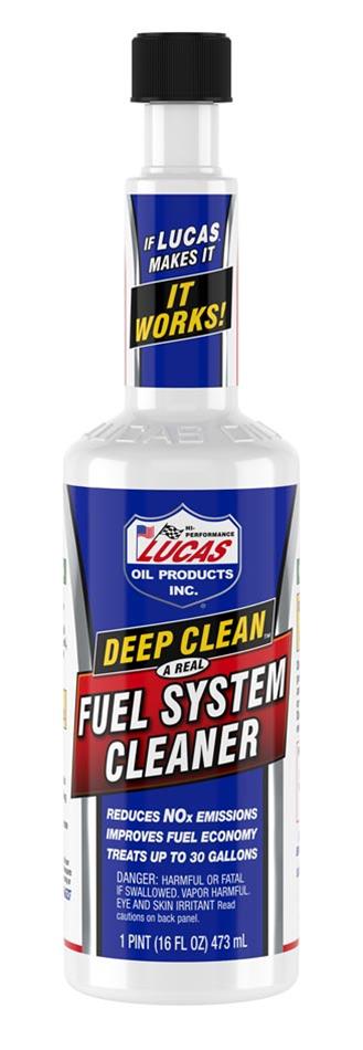 Lucas Deep Clean Fuel System Cleaner - Dirty Racing Products