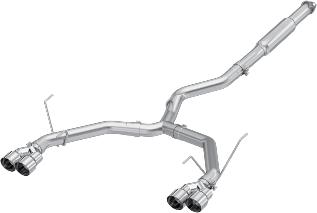 MBRP 3" Quad Rear Exit Race Profile Cat Back Exhaust w/Stainless Steel Tips Subaru WRX 2022 - Dirty Racing Products