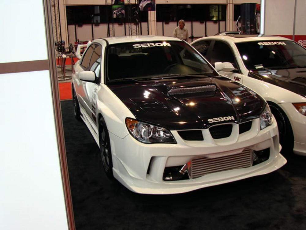 Seibon Carbon Fiber CWII Style Hood - Subaru WRX 2006-2007 / STI 2006-2007 - Dirty Racing Products