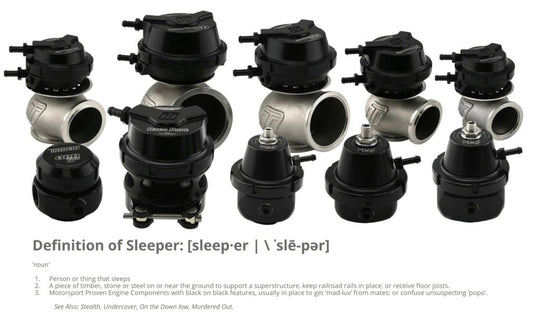 Turbosmart Hypergate45-Lite GenV 14psi External Wastegate *Limited Edition* Sleeper Series (Black) - Dirty Racing Products