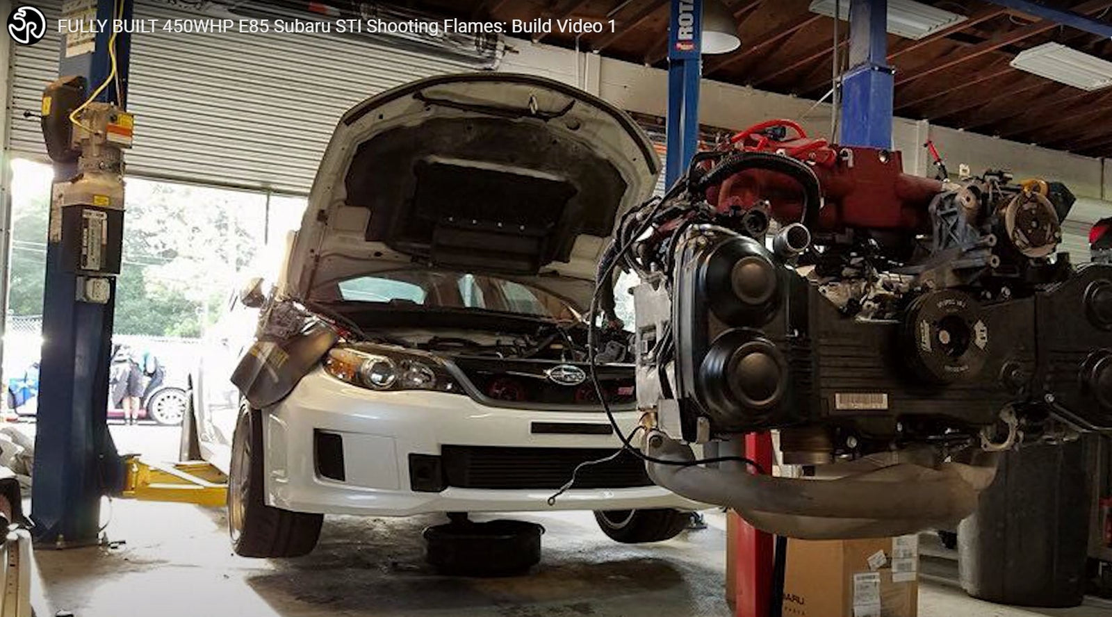 Built Subaru STI Shooting Flames | Dirty Racing Products