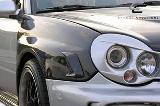 Carbon Creations 2002-2003 Subaru Impreza WRX STI OEM Look Fenders - 2 Piece - Dirty Racing Products