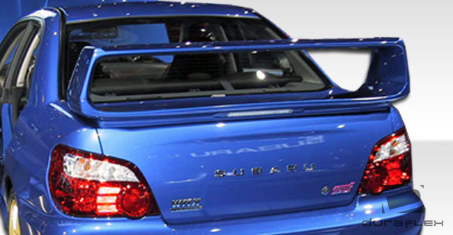 Duraflex 2002-2007 Subaru Impreza WRX STI 4DR STI Look Wing Trunk Lid Spoiler - 1 Piece - Dirty Racing Products