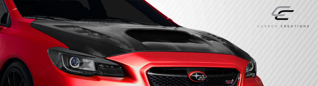 Carbon Creations 2015-2021 Subaru WRX and STI NBR Concept Hood - 1 Piece - Dirty Racing Products