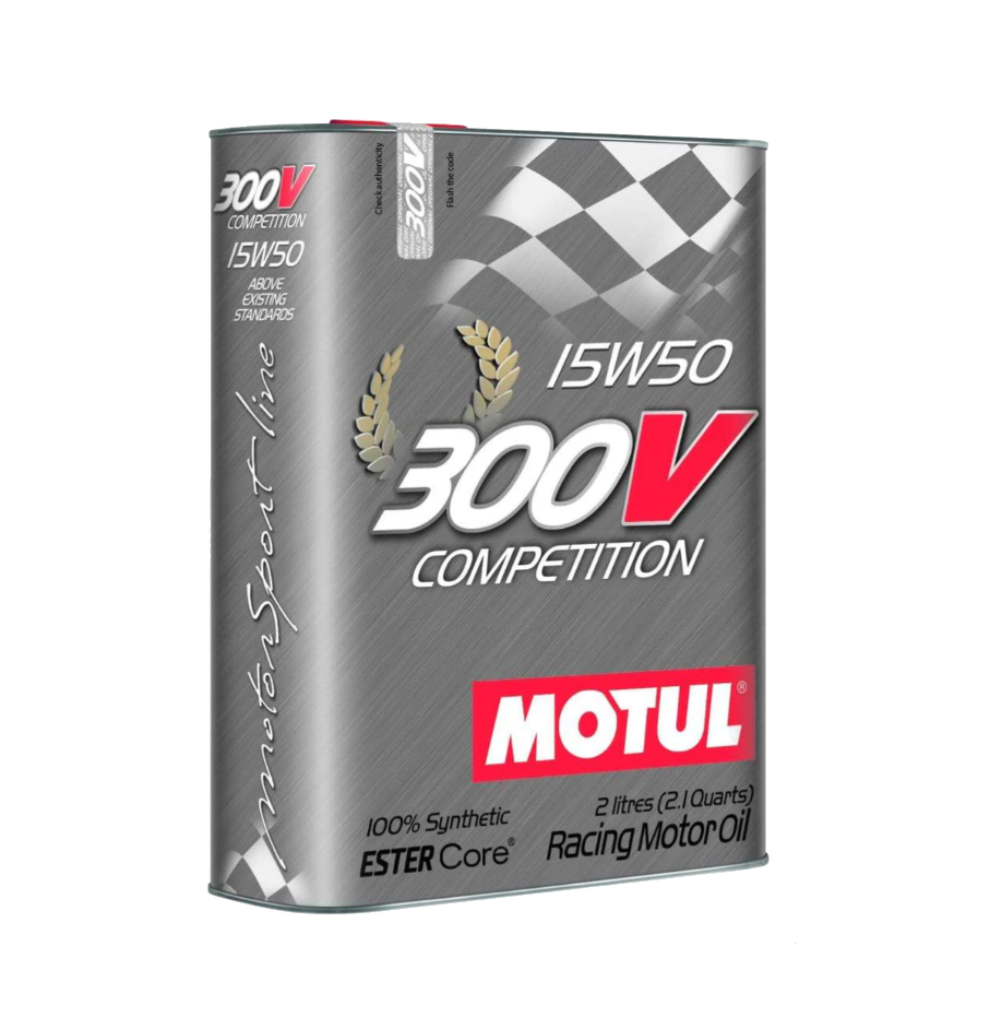 Motul 300V CHRONO 15W50 Racing Engine Oil - 2L (2.1qt) - Dirty Racing Products