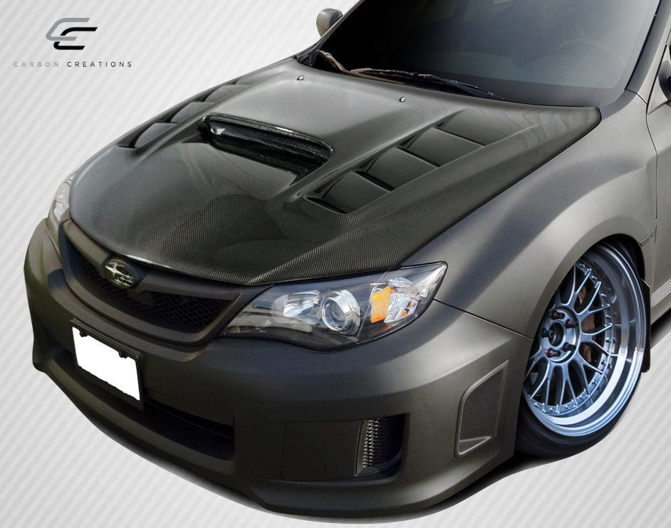 Carbon Creations 2008-2011 Subaru Impreza / 2008-2014 WRX STI DriTech VR-S Hood - 1 Piece - Dirty Racing Products