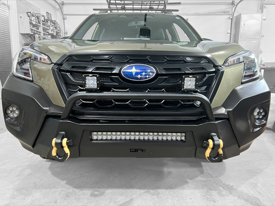 Body Armor 4x4 HiLine Front Winch Bumper Subaru Forester 2019-2023