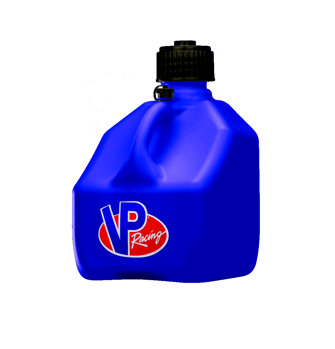 VP Racing 3-Gallon Motorsport Container - Blue Jug, Black Cap - Dirty Racing Products