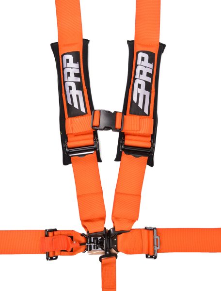 PRP 5.3 (5 Point, 3 Inch) Off Road Safety Harness - Orange - Dirty Racing Products