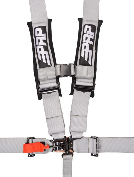 PRP 5.3 (5 Point, 3 Inch) Off Road Safety Harness - Silver - Dirty Racing Products