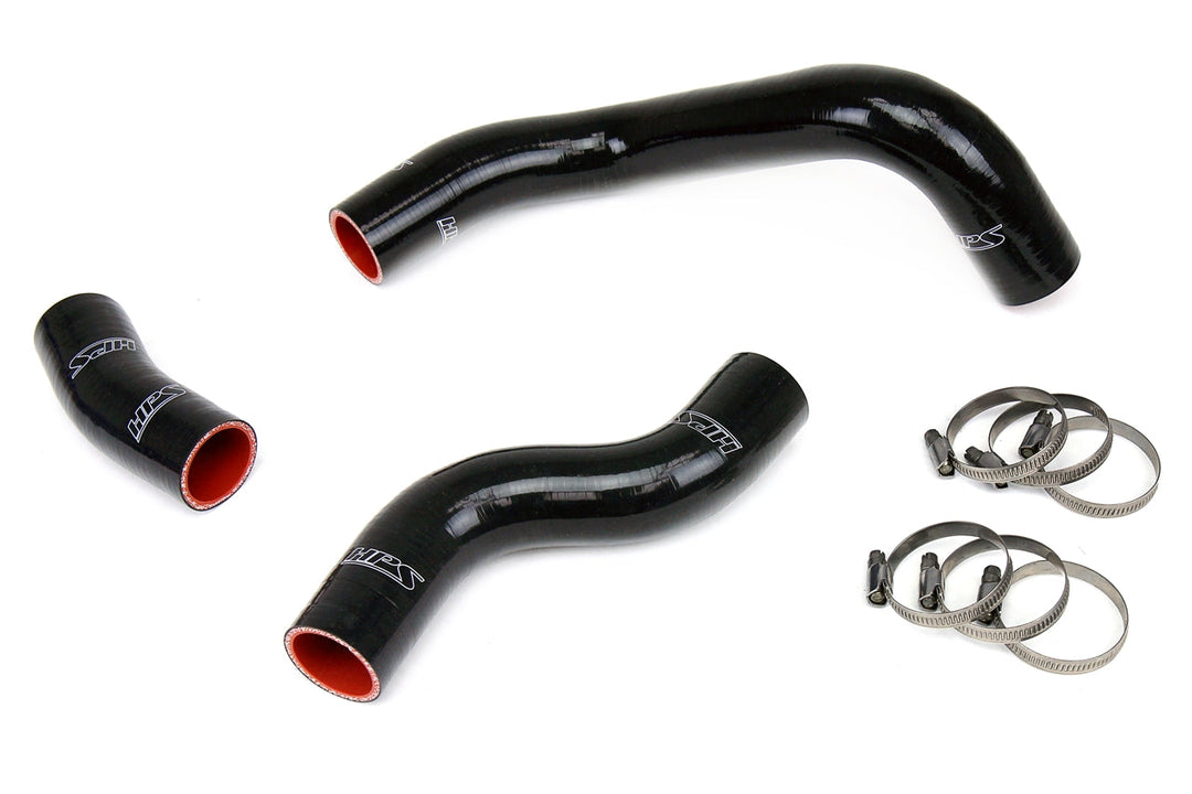 HPS Silicone Radiator Coolant Hose Kit for Subaru 2013-2020 BRZ, Scion 2013-2016 FRS and Toyota 2017-2020 86 Black - Dirty Racing Products