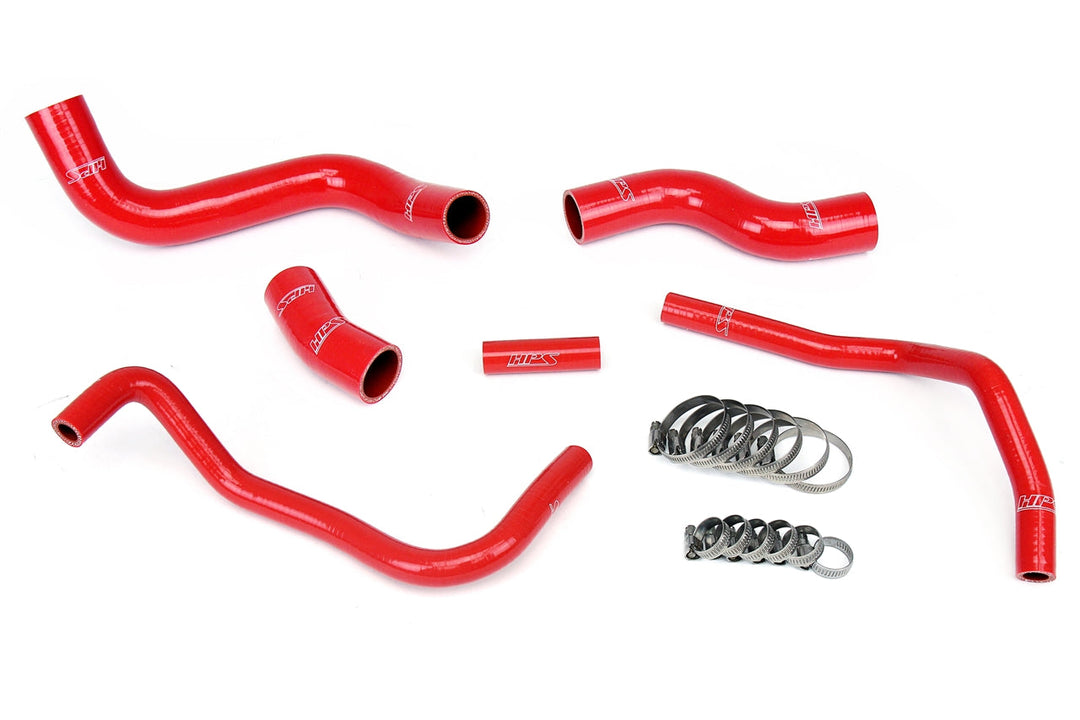 HPS Silicone Radiator + Heater Coolant Hose Kit Red for Subaru 2013-2020 BRZ, Scion 2013-2016 FRS and Toyota 2017-2020 86 - Dirty Racing Products
