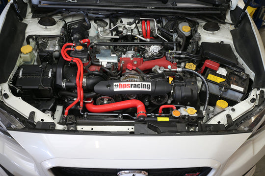 HPS Silicone Radiator + Heater Coolant Hose Kit Subaru 2015-2021 STI 2.5L Turbo (Black)