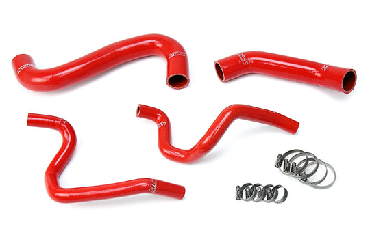 HPS Reinforced Silicone Radiator + Heater Hose Kit for Subaru 2002 Impreza 2.5L Non Turbo Red - Dirty Racing Products