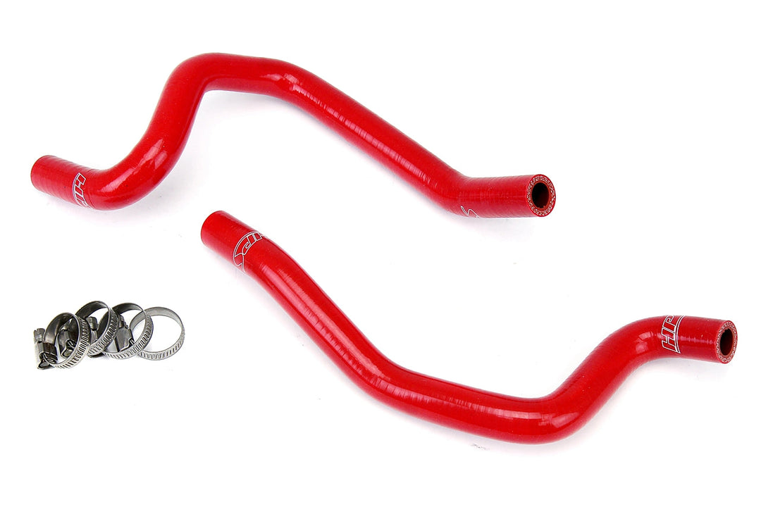 HPS Reinforced Silicone Heater Hose Kit for 2002-2003 Subaru WRX 2.0L Turbo Red - Dirty Racing Products