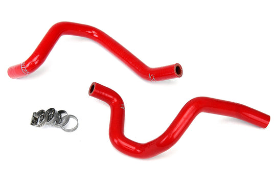 HPS Reinforced Silicone Heater Hose Kit for 2005 Subaru WRX 2.0L Turbo Red - Dirty Racing Products