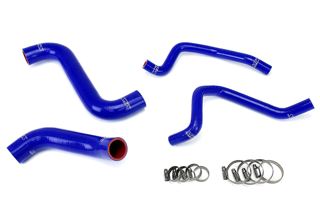 HPS Reinforced Silicone Radiator + Heater Hose Kit for 2004 Subaru WRX 2.0L Turbo Blue - Dirty Racing Products