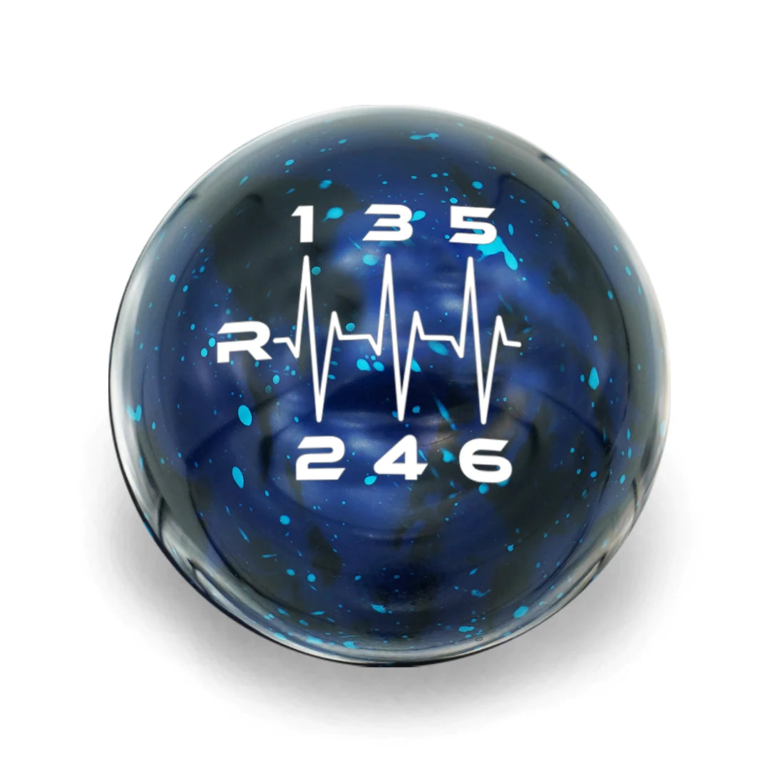 Billetworkz 6 Speed BRZ/GR86 2022+ Shift Knob Heartbeat Engraving - Cosmic Space Colors