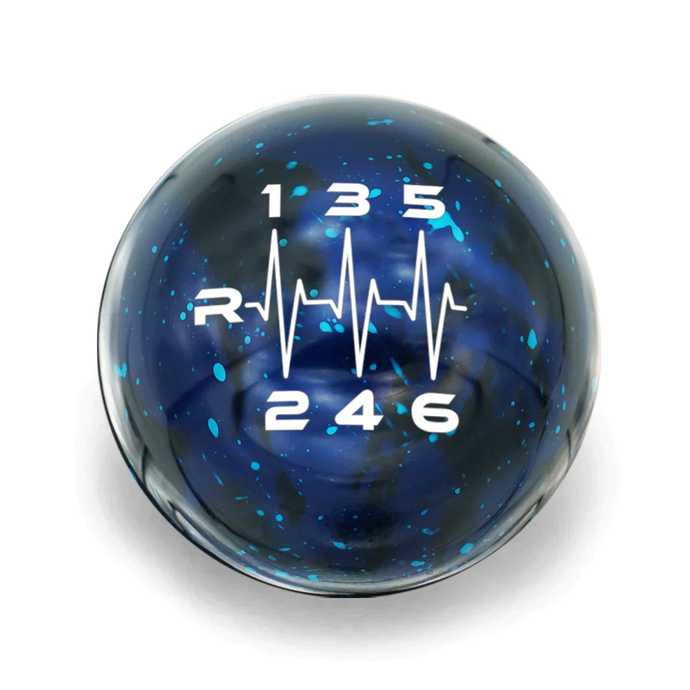 Billetworkz 6 Speed BRZ/FR-S/86 2013-2021 Shift Knob Heartbeat Engraving - Cosmic Space Colors
