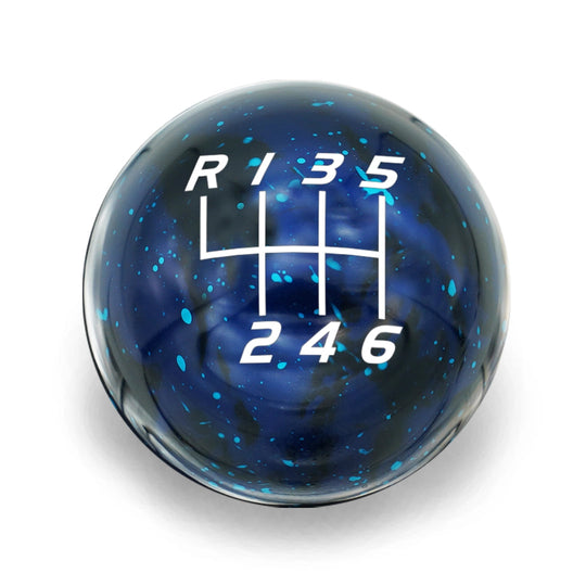 Billetworkz 6 Speed BRZ/GR86 2022+ Shift Knob Velocity Engraving - Cosmic Space Colors
