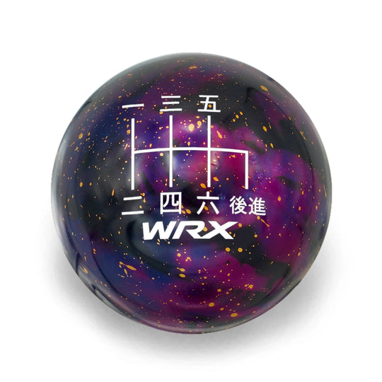 Billetworkz 6 Speed WRX Shift Knob Japanese w/WRX Engraving  - Cosmic Space Colors