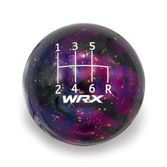 Billetworkz 6 Speed WRX Shift Knob Standard w/WRX Engraving - Cosmic Space Colors