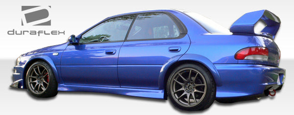 Duraflex 1993-2001 Subaru Impreza 4DR S-Sport Rear Bumper Cover - 1 Piece - Dirty Racing Products