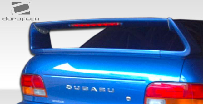 Duraflex 1993-2001 Subaru Impreza 4DR STI Look Wing Trunk Lid Spoiler - 1 Piece - Dirty Racing Products