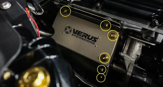 Dress Up Bolts Titanium Hardware Kit Verus Engineering Turbo Heat Shield (Toyota Supra MKV) - Dirty Racing Products