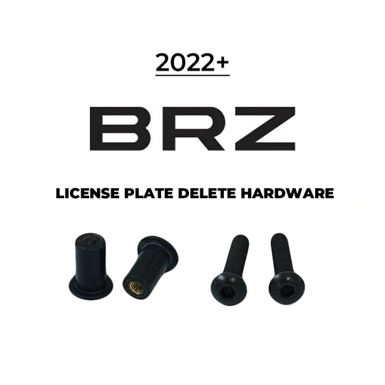 Billetworkz License Plate Delete BRZ