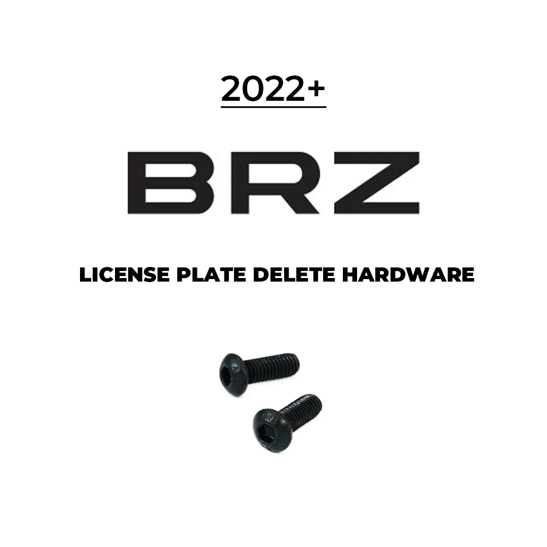Billetworkz License Plate Delete BRZ