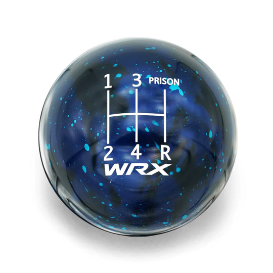 Billetworkz 5 Speed WRX Shift Knob Jail-Prison w/WRX Engraving - Cosmic Space Colors