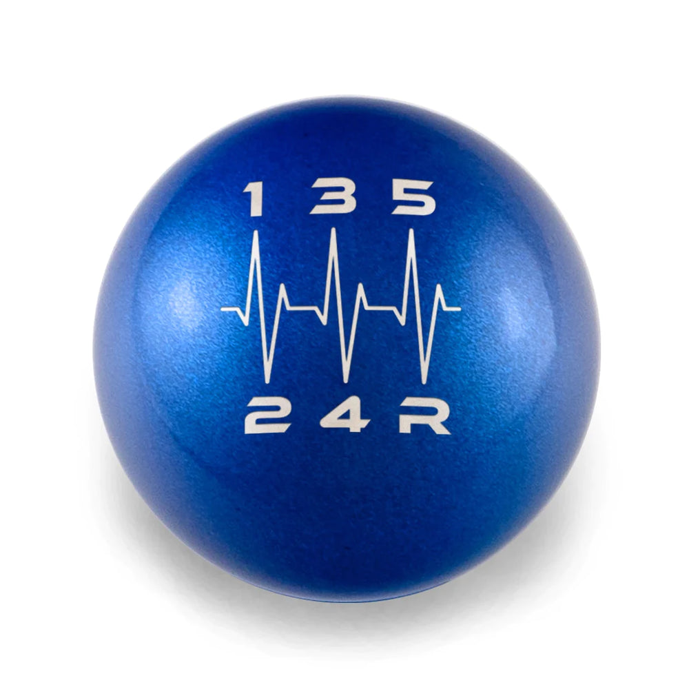 Billetworkz 5 Speed WRX Shift Knob Heartbeat Engraving - Weighted
