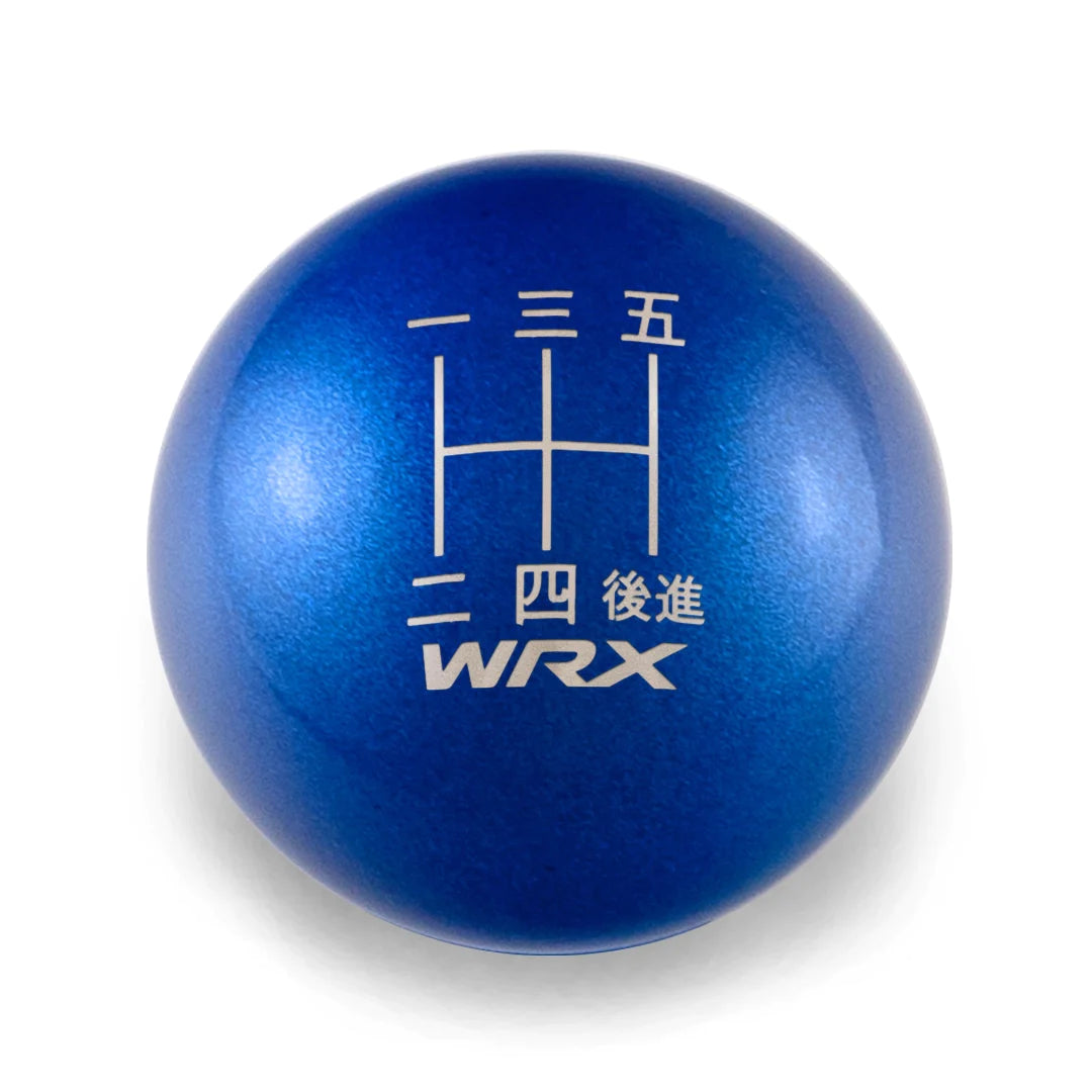 Billetworkz 5 Speed WRX Shift Knob Japanese w/WRX Engraving - Weighted