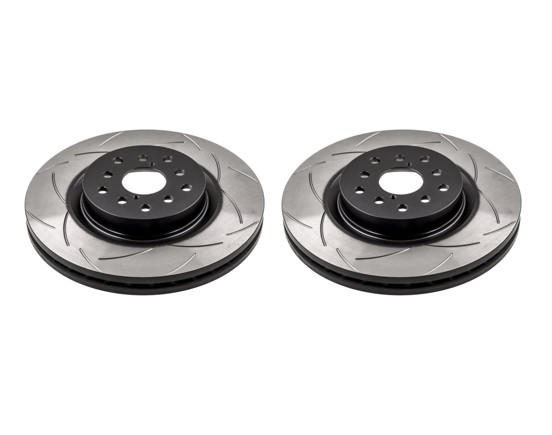 DBA Street Series Front Rotor Slotted Pair Subaru WRX 2015-2021 - Dirty Racing Products