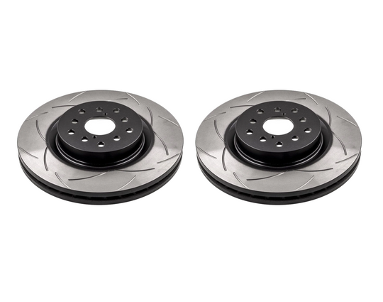 DBA Street Series Front Rotor Slotted Pair Subaru WRX 2015-2021 - Dirty Racing Products