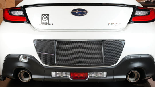 APR Performance Toyota GR86/ Subaru BRZ Carbon Fiber License Plate Frame 2022-2023