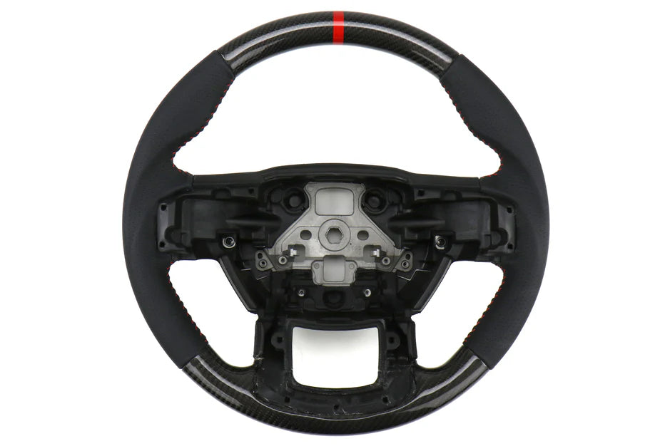 FactionFab Steering Wheel Carbon and Leather Non-Heated Ford 2015-2020 F150 / Raptor