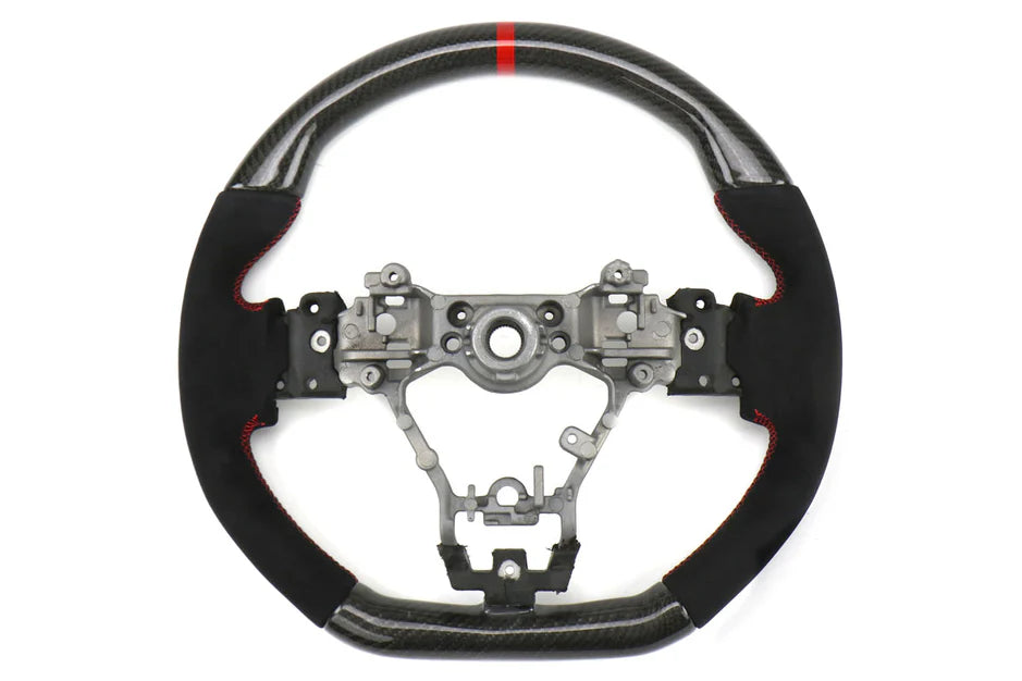 FactionFab Steering Wheel Carbon and Suede Subaru WRX / STI 2015-2021